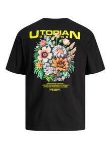 Jack & Jones Plus Size Printed T-shirt -Black - 12261578