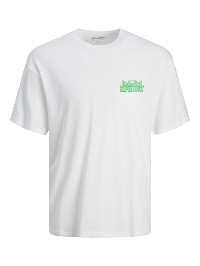 Jack & Jones Plus Size Nadruk T-shirt - 12261578