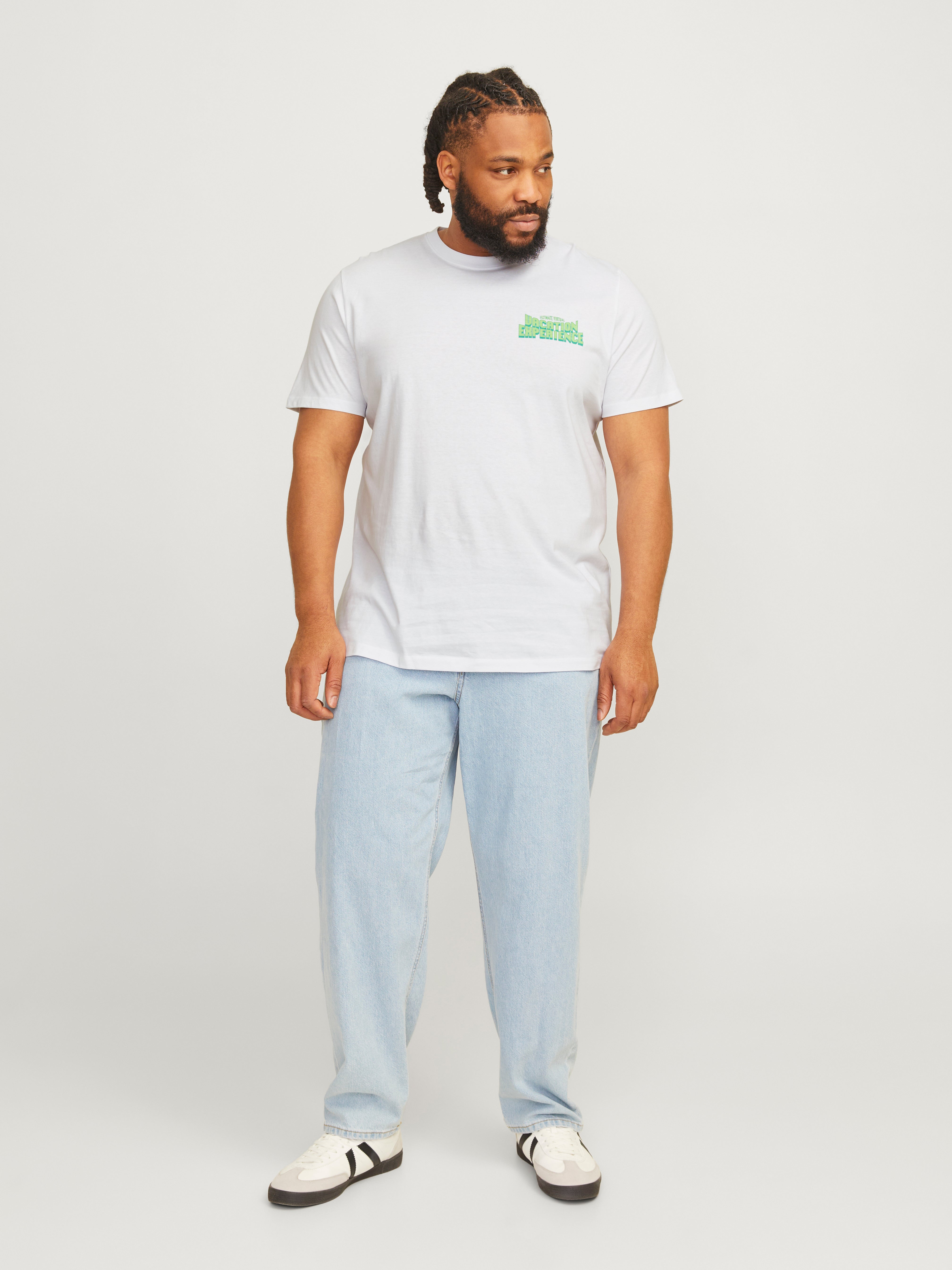 Plus Size Bedrukt T-shirt