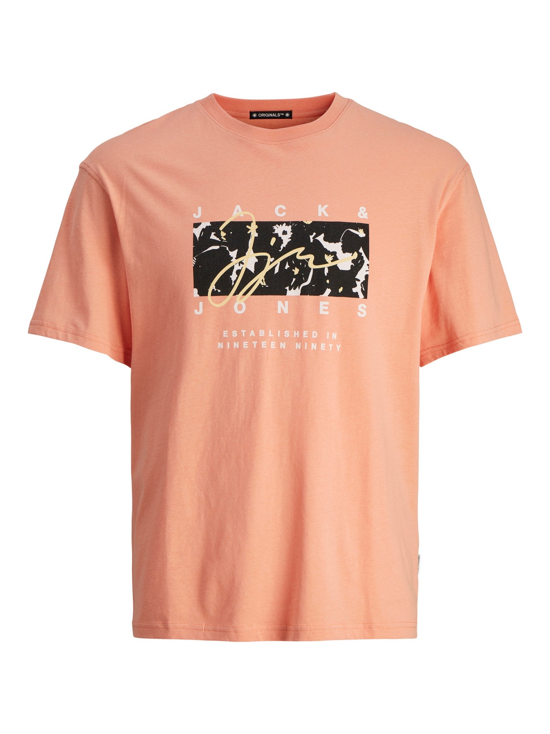Jack & Jones Plus Size Bedrukt T-shirt -Canyon Sunset - 12261579