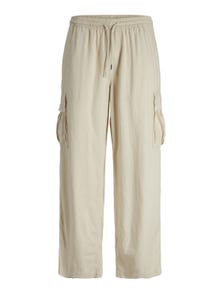 Jack & Jones Plus Size Wide Fit „Cargo“ stiliaus kelnės -Summer Sand - 12261615