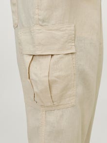 Jack & Jones Plus Size Wide Fit Cargo trousers -Summer Sand - 12261615