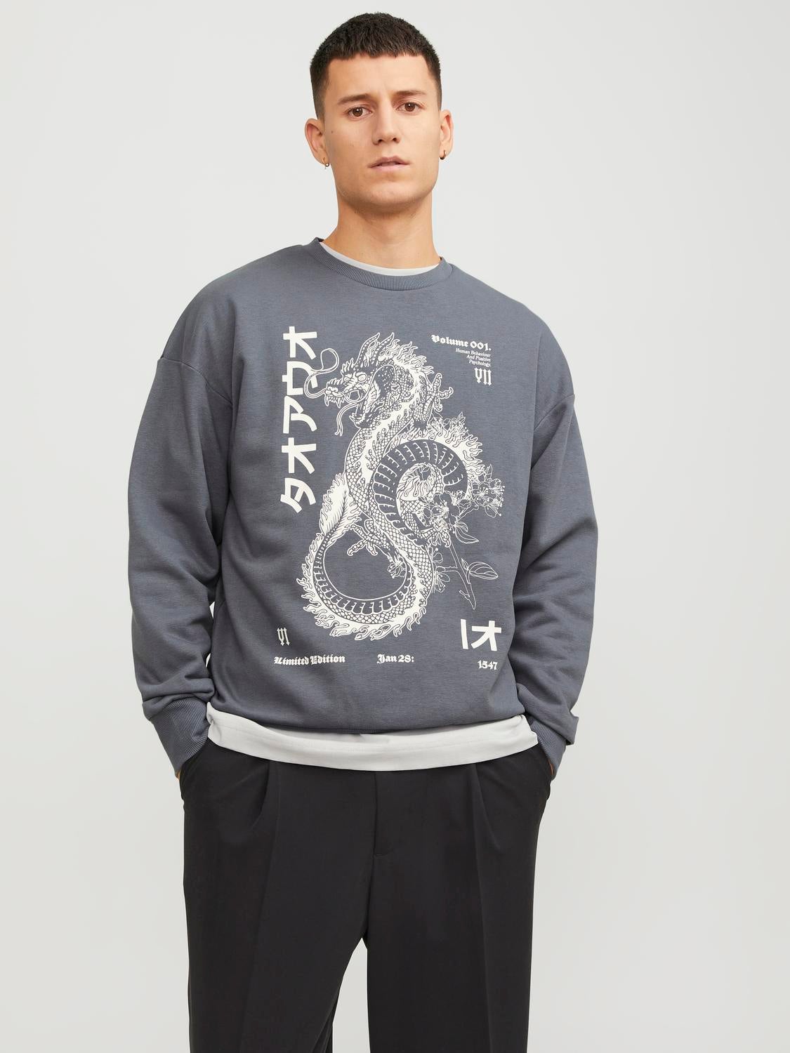 Jack & jones crew hotsell neck sweatshirt