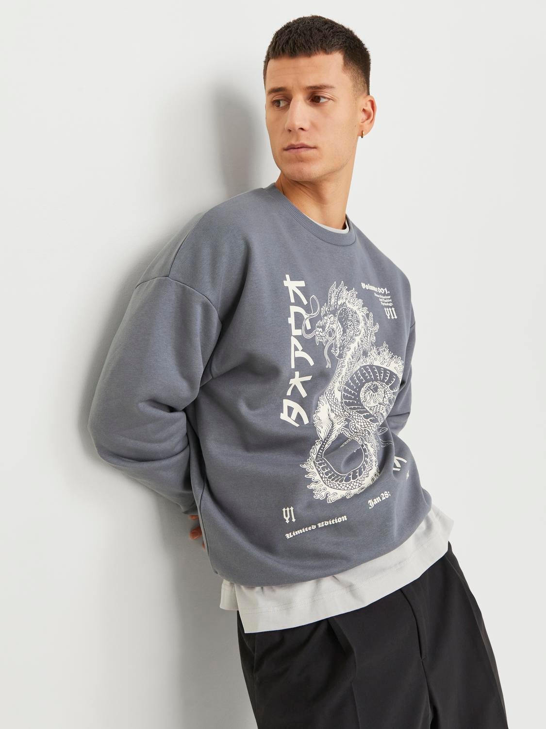 Jack and jones on sale crew neck sweatshirt