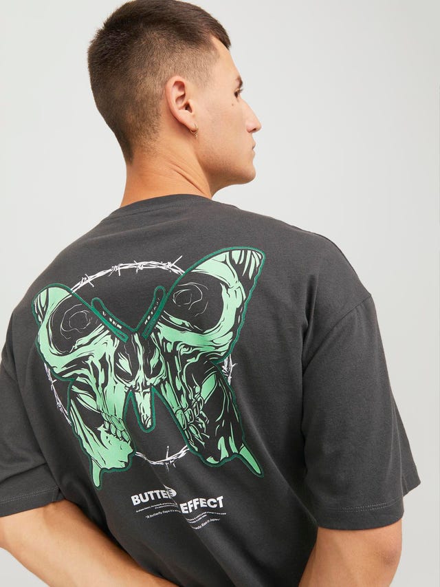 Jack & Jones Printet Crew neck T-shirt - 12261653