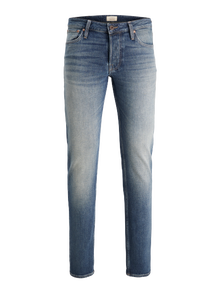 Jack & Jones JJIMIKE JJCOOPER CJ 189 SN Siaurėjantys džinsai -Blue Denim - 12261703