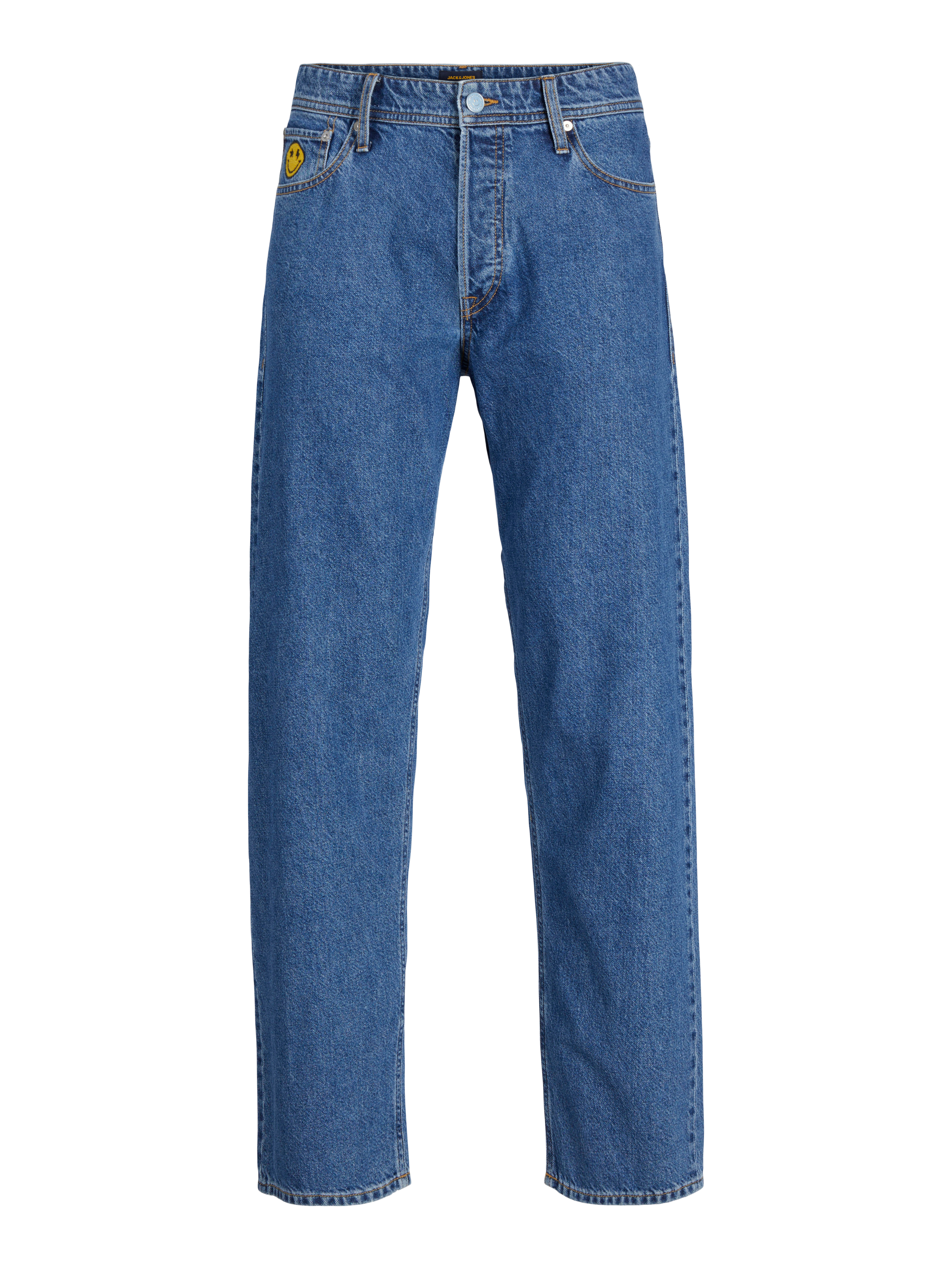 Thumbnail - Jjieddie Jjoriginal Sq 040 Smiley Ln Loose Fit Jeans