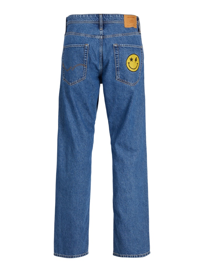 JJIEDDIE JJORIGINAL SQ 040 SMILEY LN Loose fit jeans | Mittelblau JJIEDDIE JJORIGINAL SQ 040 SMILEY LN Loose fit jeans | Mittelblau