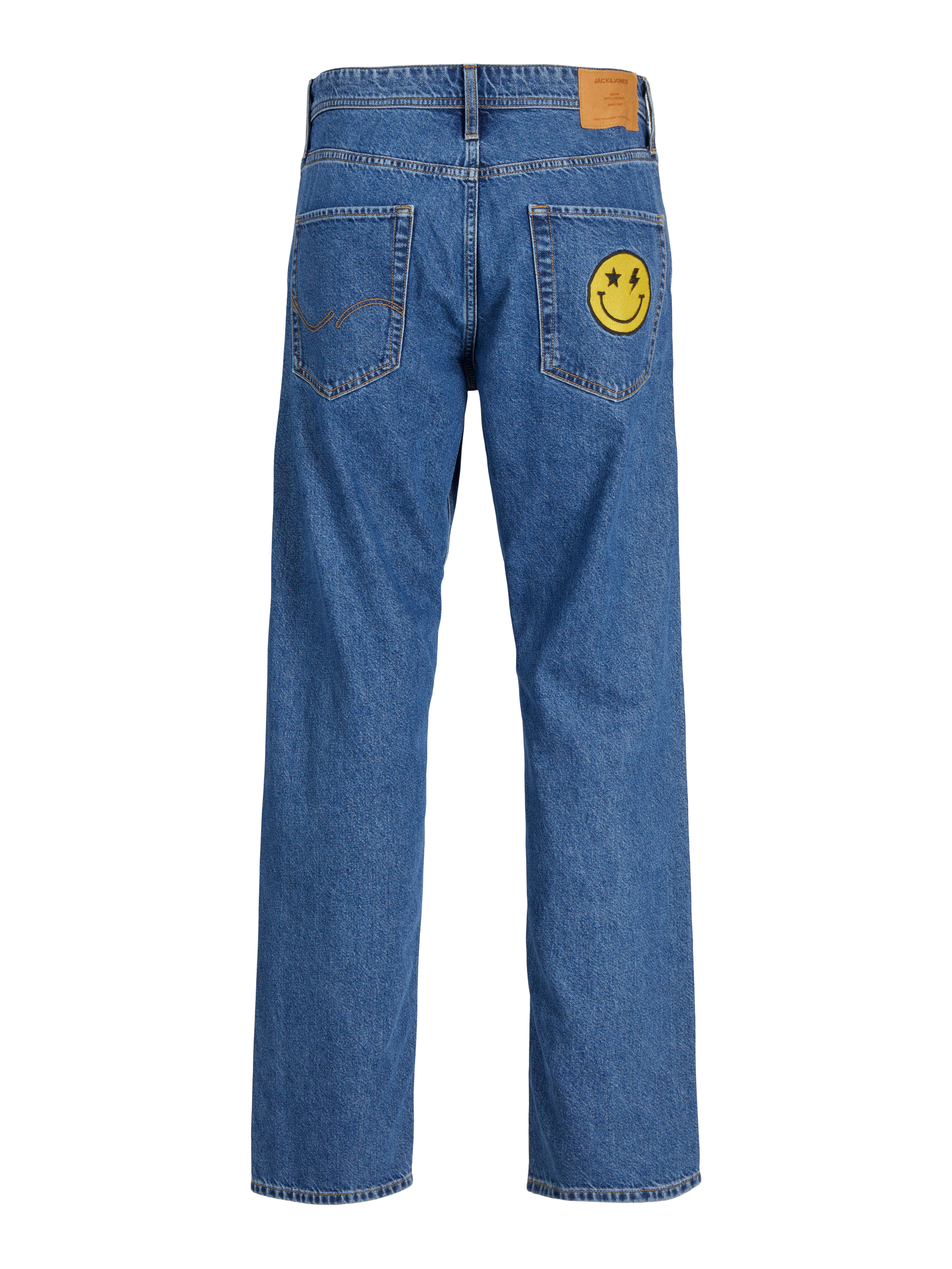 Thumbnail - Jjieddie Jjoriginal Sq 040 Smiley Ln Loose Fit Jeans