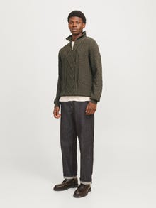 Jack & Jones Jersey con cremallera -Olive Night - 12261780
