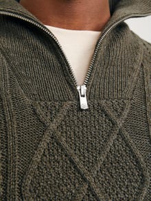 Jack & Jones Jersey con cremallera -Olive Night - 12261780