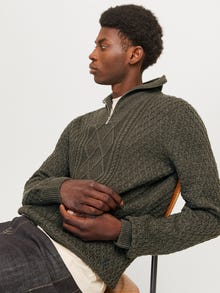 Jack & Jones Jersey con cremallera -Olive Night - 12261780
