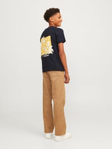 Jack & Jones Printed T-shirt For boys -Black - 12261801