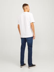 Jack & Jones JJIGLENN JJEVAN JOS 277 LID Priglundantys džinsai -Blue Denim - 12261865
