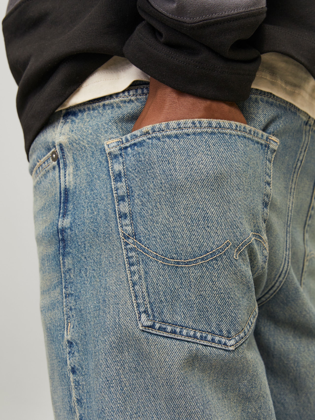 Jack & Jones JJIEDDIE JJORIGINAL - Straight leg jeans Jack & Jones JJIEDDIE JJORIGINAL - Straight leg jeans