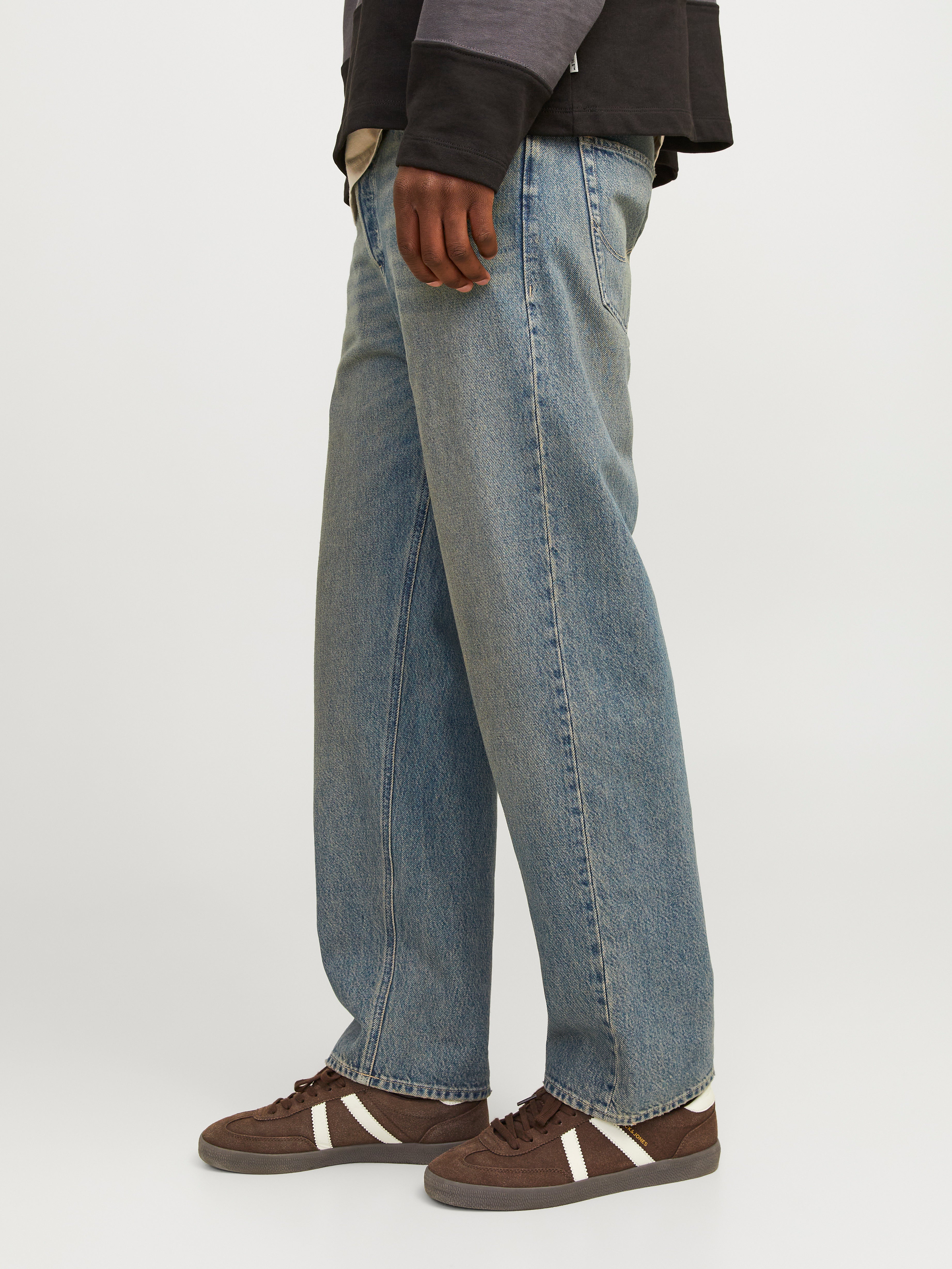 JJIEDDIE JJORIGINAL SQ 543 LN Loose fit jeans | Medium Blue