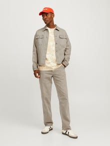 Jack & Jones JJIEDDIE JJWORKER MF 140 NOOS Laisvo kirpimo džinsai -Winter Twig - 12261914