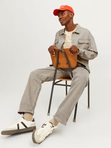 Jack & Jones JJIEDDIE JJWORKER MF 140 NOOS Laisvo kirpimo džinsai -Winter Twig - 12261914