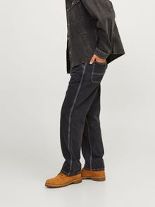 Jack & Jones JJIEDDIE JJWORKER MF 240 LN Jeans Loose Fit -Black Denim - 12261924