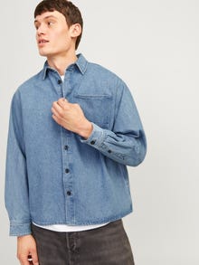 Jack & Jones Relaxed Fit Overshirt -Blue Denim - 12261948