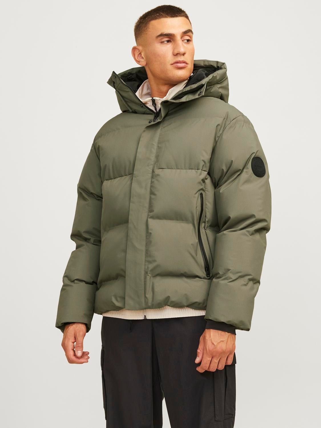 Puffer jacket Dark Green Jack Jones