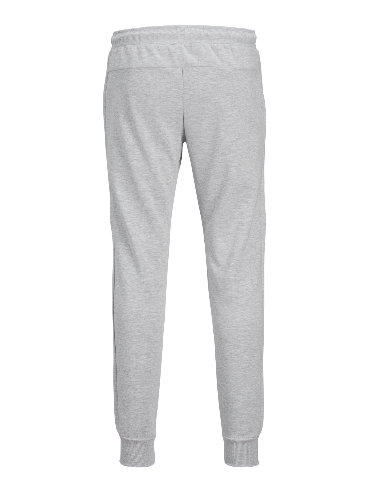 Jack & Jones Karcsúsított Közepes derék Bordás szegély Melegítőnadrág -Light Grey Melange - 12261991