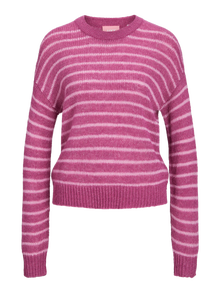 JJXX JXPENELOPE Striktrøje -Fuchsia Red - 12262009