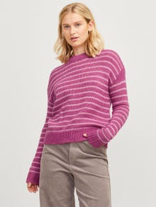 JJXX JXPENELOPE Striktrøje -Fuchsia Red - 12262009