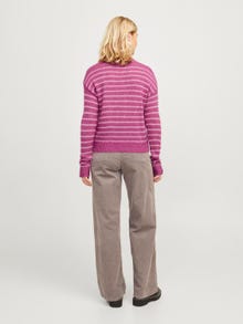JJXX JXPENELOPE Striktrøje -Fuchsia Red - 12262009