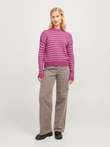 JJXX JXPENELOPE Striktrøje -Fuchsia Red - 12262009