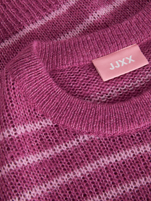 JJXX JXPENELOPE Striktrøje -Fuchsia Red - 12262009