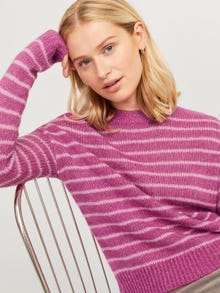JJXX JXPENELOPE Striktrøje -Fuchsia Red - 12262009