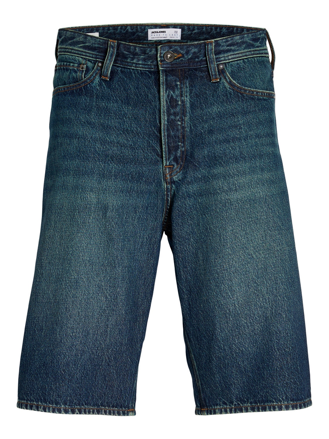 Jack & Jones Bermuda in jeans Baggy fit -Dark Blue Denim - 12262030