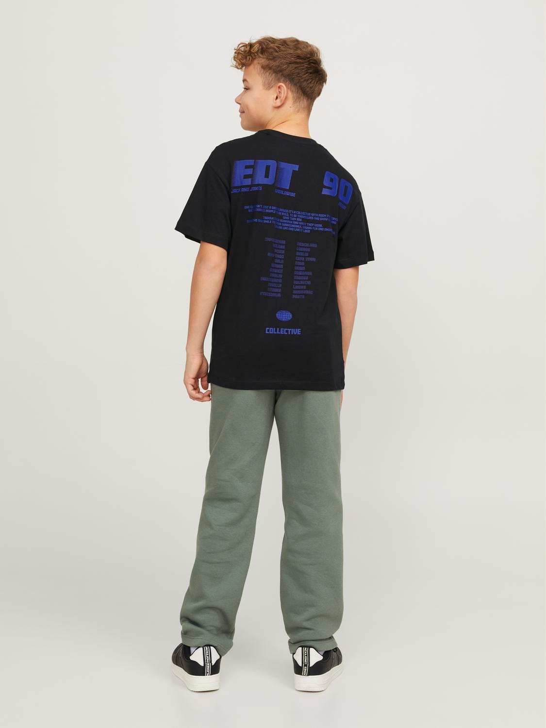 Jack & Jones Camiseta Estampado Para chicos -Black - 12262090