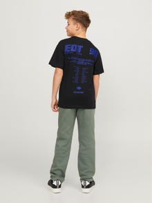 Jack & Jones Nadruk T-shirt Dla chłopców -Black - 12262090