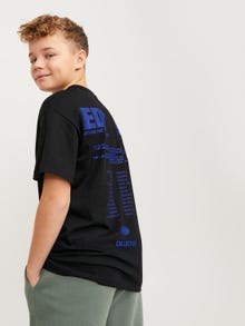 Jack & Jones Printed T-shirt For boys -Black - 12262090