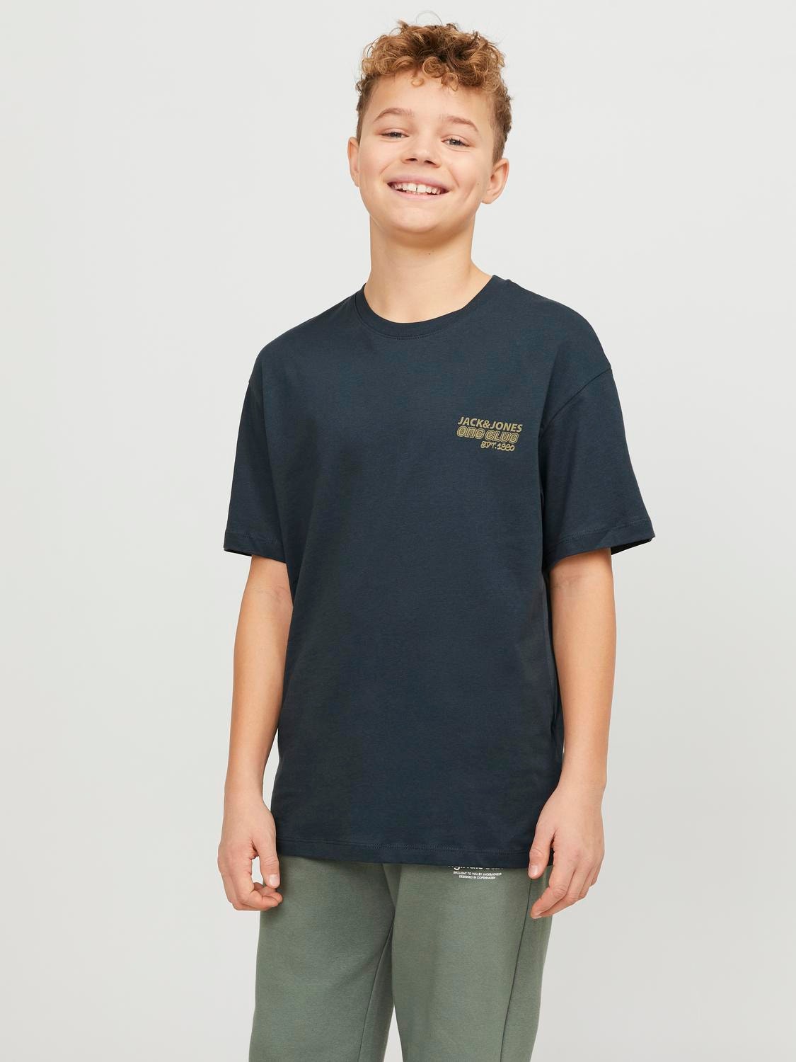 Jack & Jones Nadruk T-shirt Dla chłopców -Magical Forest - 12262090