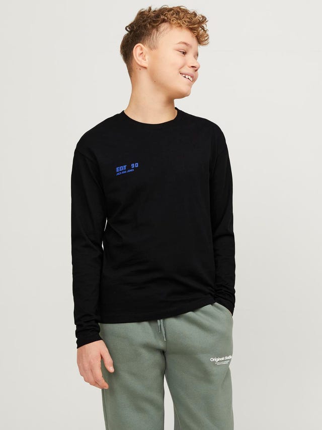 Jack & Jones Trykk T-skjorte For gutter - 12262091