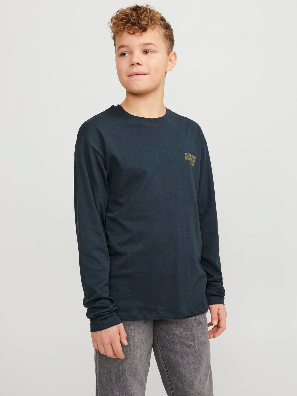 Jack & Jones Trykk T-skjorte For gutter -Magical Forest - 12262091