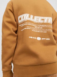 Jack & Jones Trykk Sweatshirt Junior -Bone Brown - 12262092