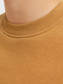 Jack & Jones Nyomott mintás Személyzeti nyakú pulóver Ifjúsági -Bone Brown - 12262092