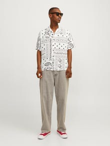 Jack & Jones Relaxed Fit Resort shirt -Cloud Dancer - 12262106