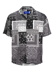 Jack & Jones Laisvas kirpimas Kurorto marškiniai -Bright White - 12262106
