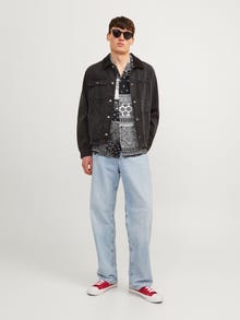 Jack & Jones Laisvas kirpimas Kurorto marškiniai -Bright White - 12262106