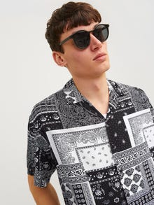 Jack & Jones Laisvas kirpimas Kurorto marškiniai -Bright White - 12262106
