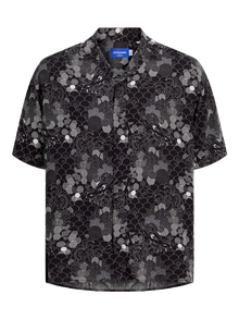 Jack & Jones Relaxed Fit Hawaii skjorte -Black - 12262107