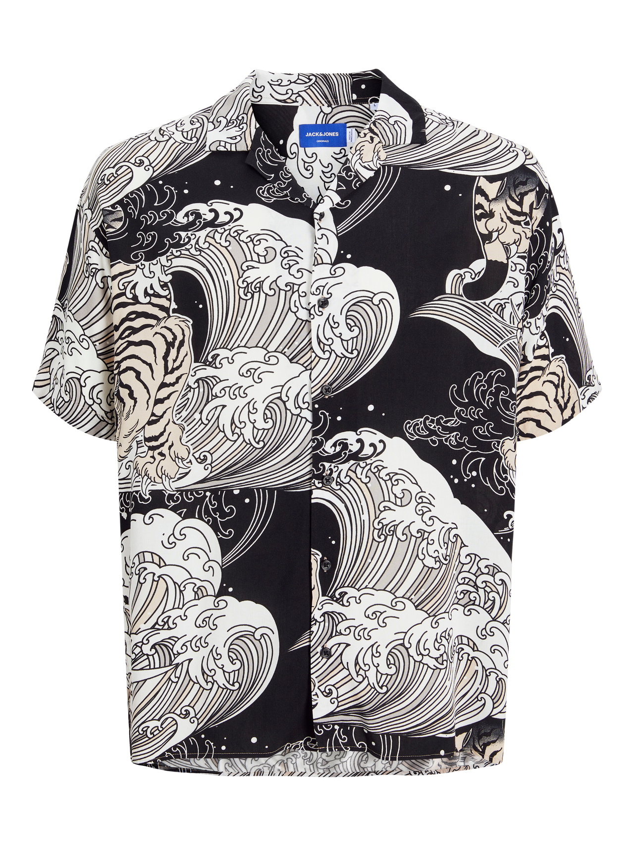 Jack & Jones Relaxed Fit Resort shirt -Moonlight - 12262107