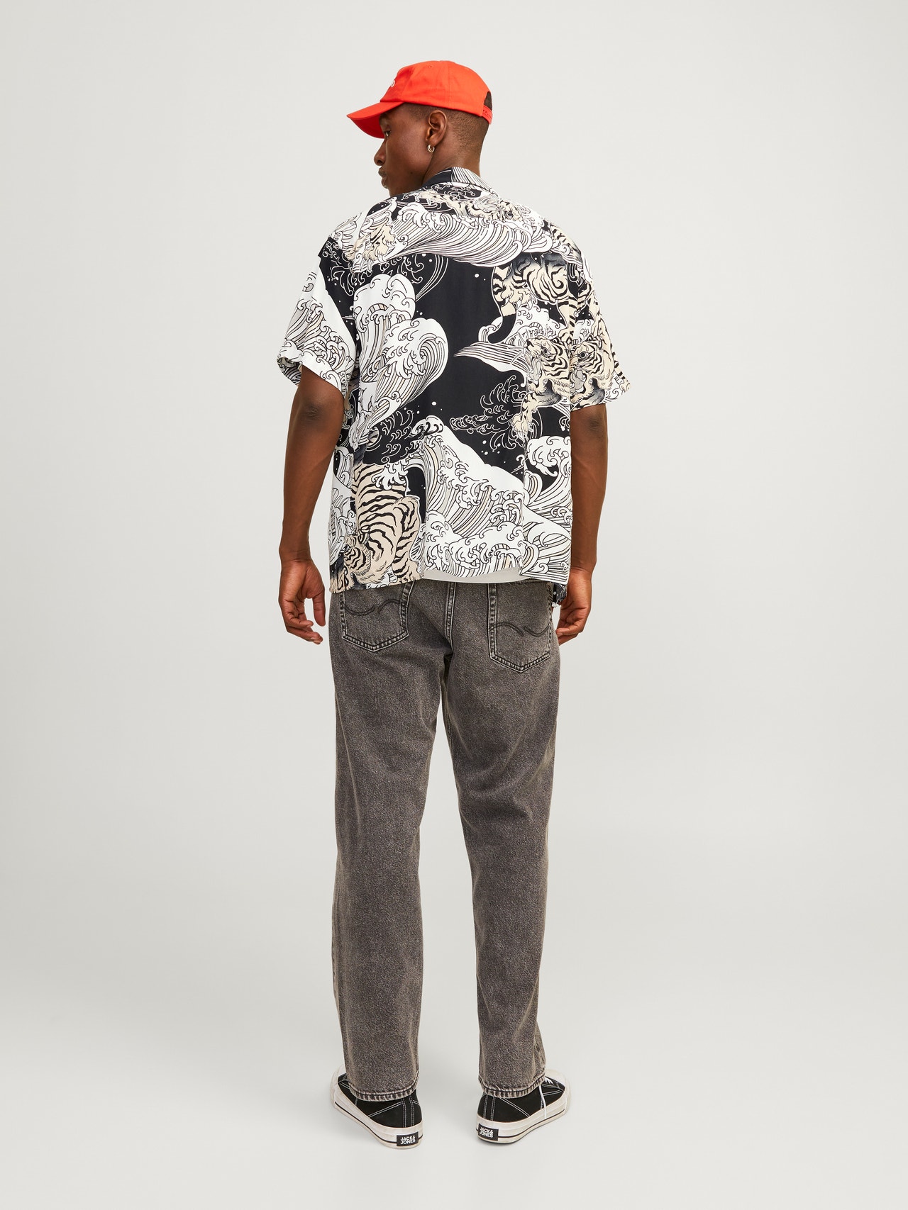 Jack & Jones Relaxed Fit Hawaii-Hemd -Moonlight - 12262107