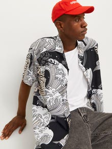 Jack & Jones Relaxed Fit Hawaii-Hemd -Moonlight - 12262107