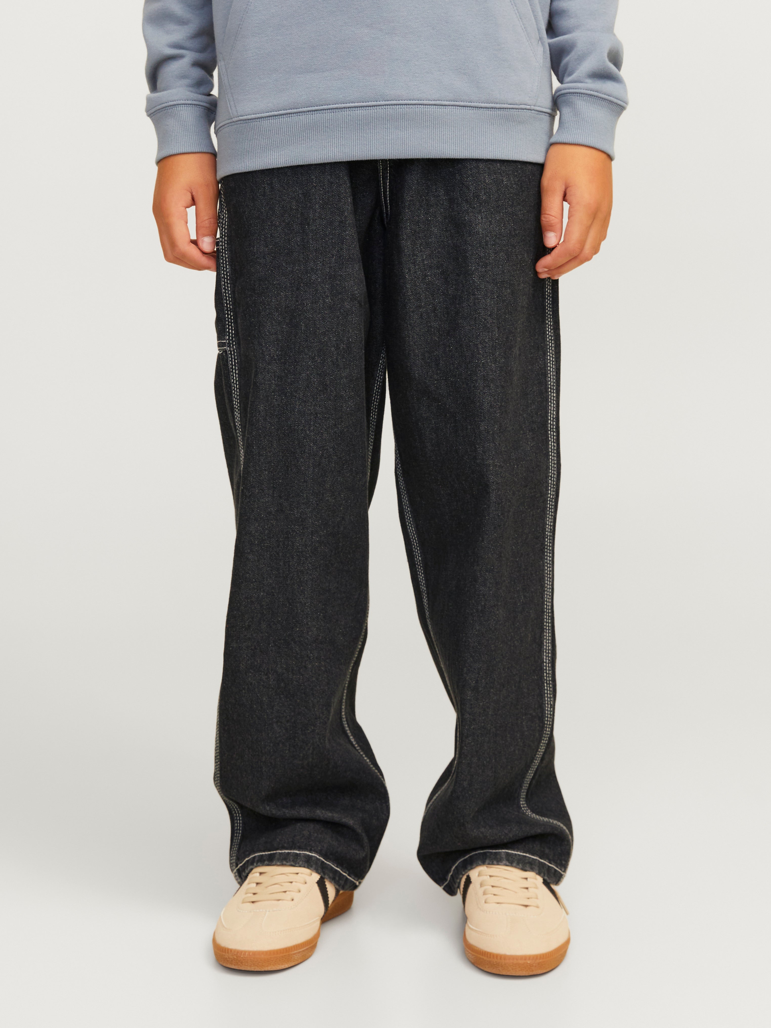JJIALEX JJCARPENTER MF 056 SN JNR Jean baggy fit Junior | Noir | Jack & Jones® JJIALEX JJCARPENTER MF 056 SN JNR Jean baggy fit Junior | Noir | Jack & Jones®